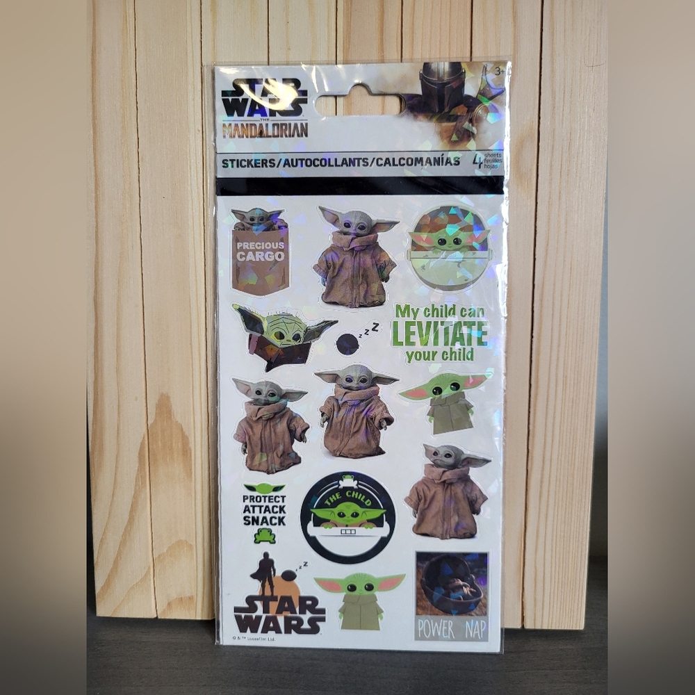 Star Wars The Mandalorian Grogu Sticker Set